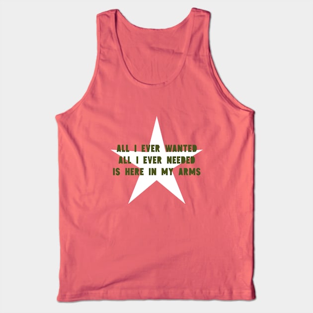 all I Ever Wanted, star, green Tank Top by Perezzzoso